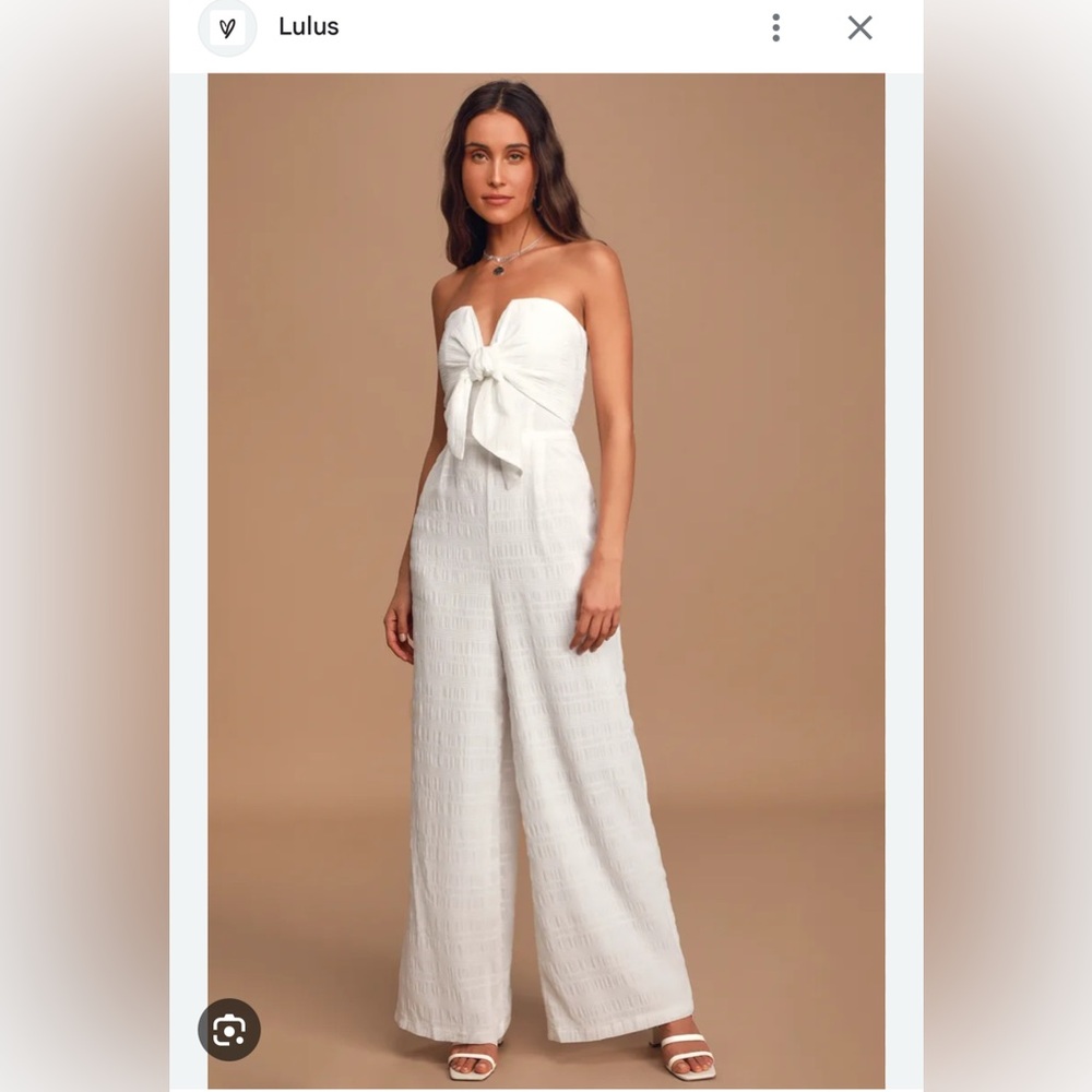 Lulu’s White Jumpsuit